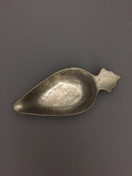 Antique Pewter Pap Boat