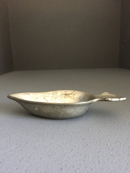Antique Pewter Pap Boat