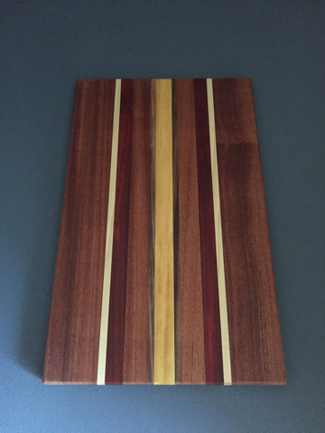 Handmade Mixed Wood Cutting Board
