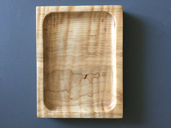 Curly Maple Organizer Tray
