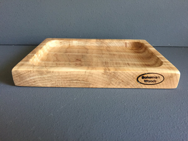 Curly Maple Organizer Tray