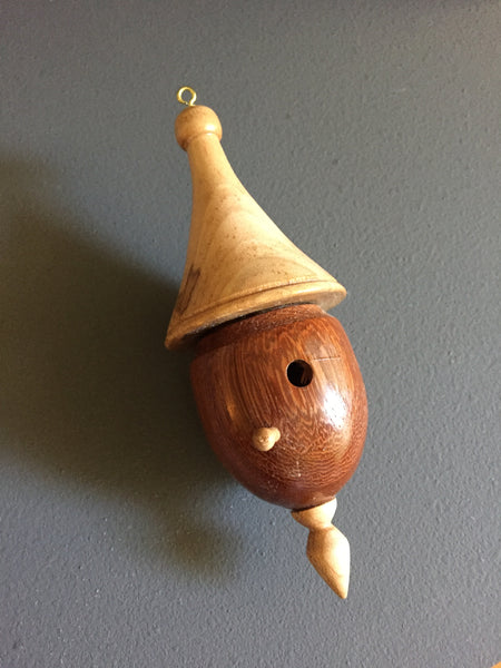Handmade Wooden Birdhouse Ornament