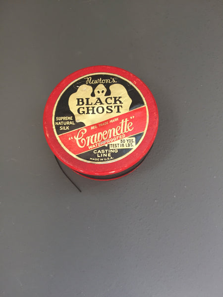 Vintage Newton's Black Ghost Casting Line