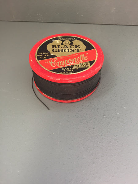 Vintage Newton's Black Ghost Casting Line